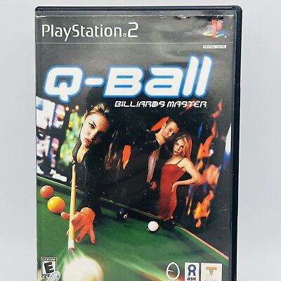 #ad Q Ball Billiards Master Sony Playstation 2 PS2 Video Game Pool Billard Game $6.49