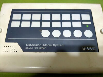 #ad Terasaki WE EX80 EEA 201 Extension Alarm System Tested Working WEEX80 $325.00