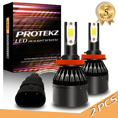 #ad Protekz H13 9008 LED Headlight Bulbs CREE Hi Lo 5Years Warranty Waterproof 6000K $32.37