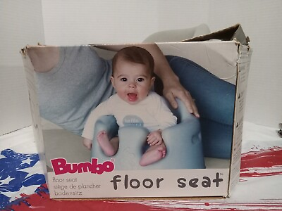 #ad Bumbo Multi Purpose Floor Seat With Safety Harness IN BOX $13.00