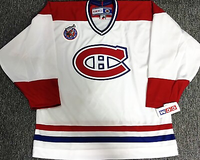 #ad MEN NWT S VINTAGE MONTREAL CANADIENS 1893 1993 STANLEY CUP LICESENED CCM JERSEY $179.99
