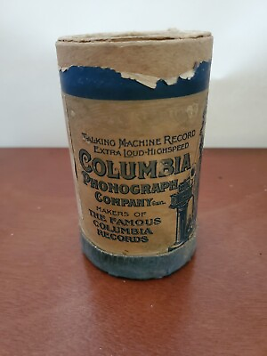 #ad Antique Columbia Phonograph Company Cylinder Record $90.00