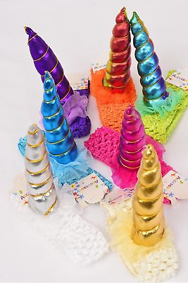 #ad Fun and colorful Unicorn Headband stretchy fits all sizes $5.00