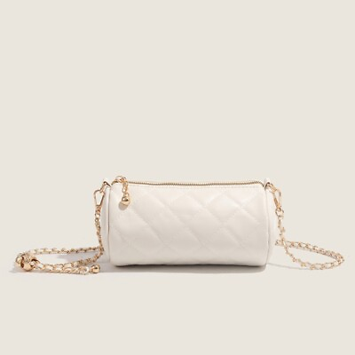 #ad Cylindrical Shape Crossbody Bag PU Purse Bag Fashion Leather Waist Bag AU $33.41
