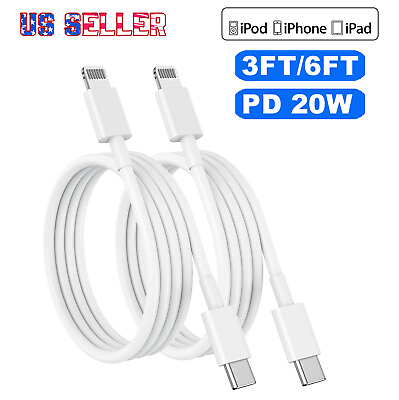 #ad Wholesale 20W USB C to iPhone Cable Fast Charger For iPhone14 13 12 Pro Max Cord $4.36