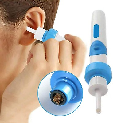 #ad Electric Cordless Vacuum Ear Cleaner Wax Remover Safety Painless Cleaning Device $5.99