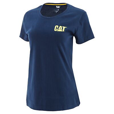 #ad Caterpillar Women Trademark Tee T Shirt $12.99