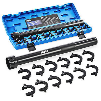 13pc Inner Tie Rod Removal Auto Tool Kit with 12 SAE amp; Metric Crowfoot Adapters $39.99