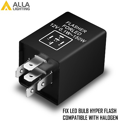 #ad Alla Lighting Turn Signal Hazard LED Flasher Relay EP27 FL27No Fast Hyper flash $11.99