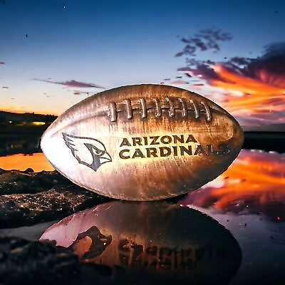 Arizona Cardinals Hand Crafted Football Plaque #ad $37.00