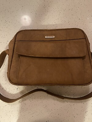 #ad vintage samsonite luggage brown $50.00