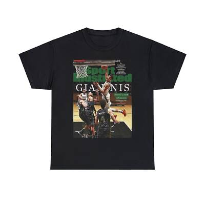 #ad Giannis Antetokounmpo Milwaukee Bucks Sports Illustrated Tee Shirt $24.99