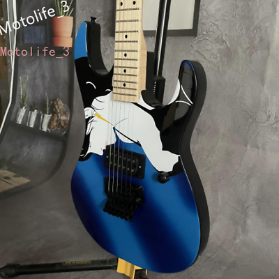 Blue Beauty ST Electric Guitar Gunslinger Nagel Maple Fretboard Black FR Bridge $230.68
