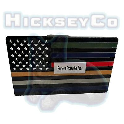 Hitch Cover First Responders 2quot; Display Your Support Truck Accessory $29.96