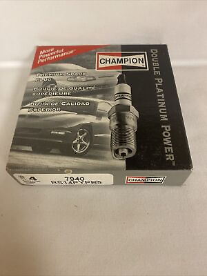#ad Spark Plug Double Platinum Power Champion Spark Plug 7940 4 pack fits Chevy Ford $7.98
