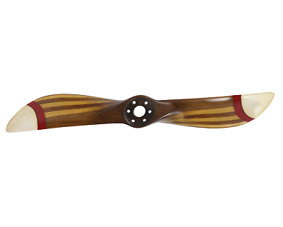 #ad Propeller Laminated Mahogany Wood 31quot; White Multi Colored Tips Aviation Decor $119.99