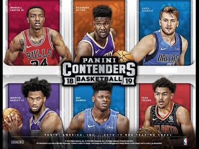 #ad 2018 19 Panini Contenders NBA Game Ticket Parallels Red or Green Pick From List $1.99