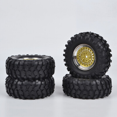 1.9 Inch Crawler Tires Wheel Rims for Tamiya CC 01 CC 02 Axial SCX10 D90 LC80 $29.93