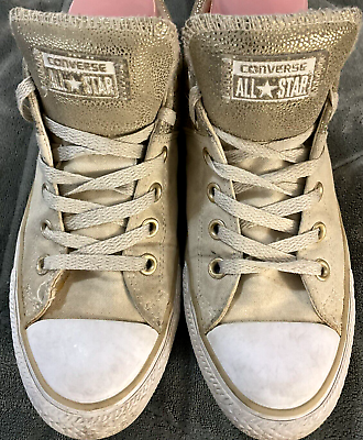 #ad Converse All Star Chuck Taylor Madison Gold Metallic Sneakers Shoes Sz US 10 $32.95