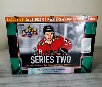#ad 2023 24 Upper Deck Series 2 Hockey NHL Exclusive Mega Box NEW SEALED SHIPS TODAY C $59.99