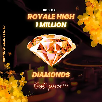 #ad #ad Roblox ✨ROYALE HIGH 1 Million Diamonds✨ BEST PRICE 1M 💎 $25.99