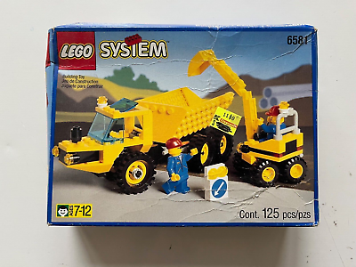 LEGO 6581: Town Dig #x27;N#x27; Dump New Factory Sealed OOP City 2 Mini Figures $49.99