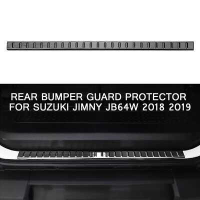 Rear Bumper Guard Sill Protector Trim For Suzuki Jimny JB64W JB74W 2018 Black $62.99