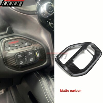 For Ram 1500 TRX Off Road Pickup 2019 23 Matte Carbon Console Drive Mode Panels $69.00