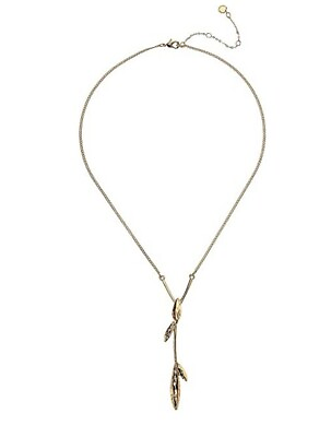 #ad French connection gold vine Y necklace RETAIL $38 $19.00