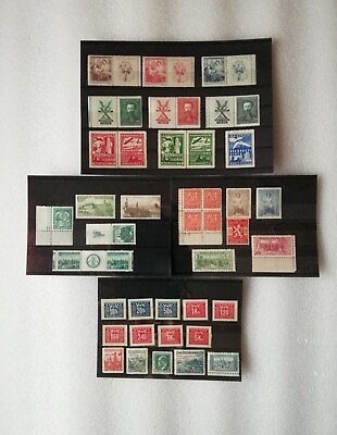 #ad CZECHOSLOVAKIA 1929 1957 Collection of 34 Stamps MH $35.00