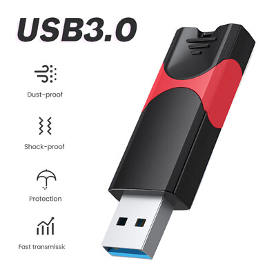 64GB USB 3.0 Flash Drive USB Memory Stick High Speed Retractable USB Thumb Drive $5.99