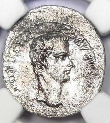 Gaius Caligula AR Denarius Silver Coin 37 41 AD Certified NGC Choice AU $6502.75