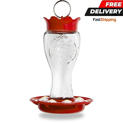 Pennington Glass Hummingbird Feeder 16 Oz Nectar Capacity #ad $12.50