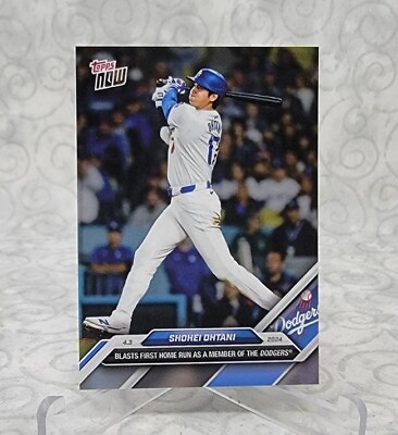 #ad 2024 Topps Now SHOHEI OHTANI #36 Los Angeles DODGERS $5.95