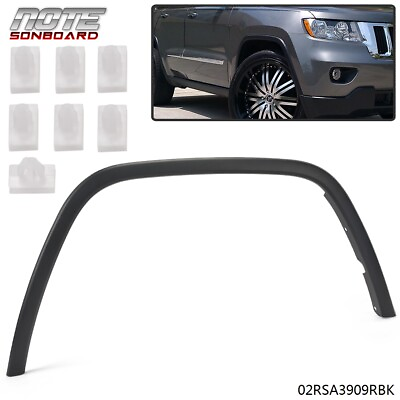 #ad FIT FOR JEEP GRAND CHEROKEE 2011 2016 FRONT PASSENGER SIDE PLASTIC FENDER FLARE $35.80