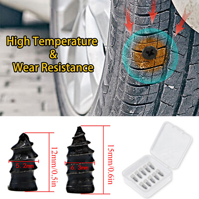 #ad Car Tire Repair Rubber Plug Vacuum Tire Screw Repair Nail Tyre Puncture Hard $2.79