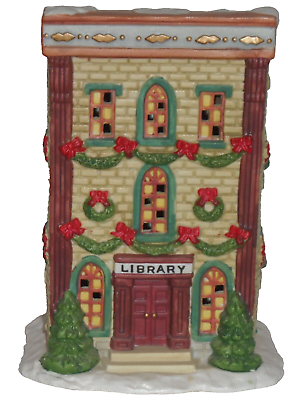 Trim a Home Christmas Village quot;Libraryquot; S13 $24.99