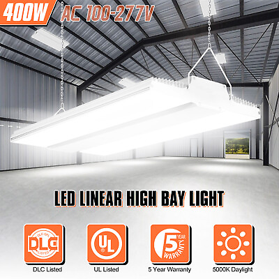 #ad #ad 400W LED Linear High Bay Light 60000LM Commercial Shop Lights Fixture 5000K $127.20
