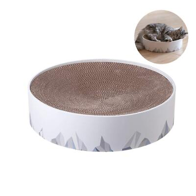 #ad Cat Scratch Bowl Cat Cardboard Pad for Indoor Cats Lounge Round Cat Scratch... $58.95