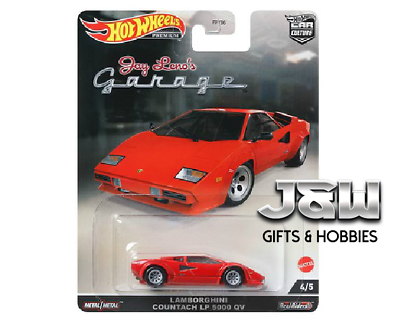 Hot Wheels Lamborghini Countach LP 5000 QV Jay Leno#x27;s Garage FPY86 N 1 64 $8.99