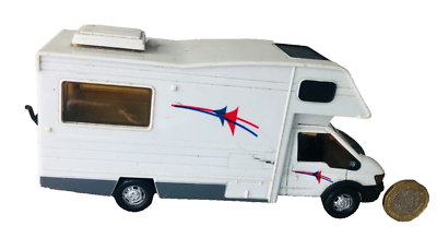 Toy Car Camper Van Holiday Vehicle White b GBP 17.08
