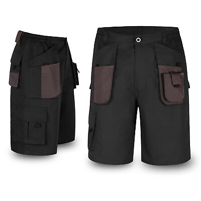 #ad WORK CARGO SHORTS Men Heavy duty Workwear Multipocket quality Cargo Shorts UK GBP 12.09