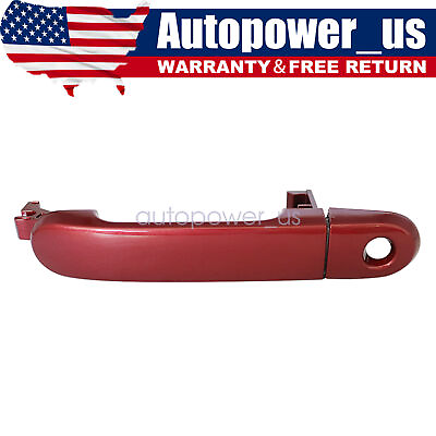 #ad For Nissan Versa 07 12 A15 Red Front Left Driver Outside Door Handle w Keyhole $17.25