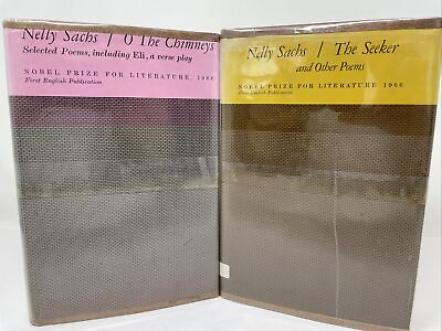 #ad The Seeker amp; Other Poems O#x27; The Chimneys by Nelly Sachs 1st Edition 1967 HCDJs $28.00