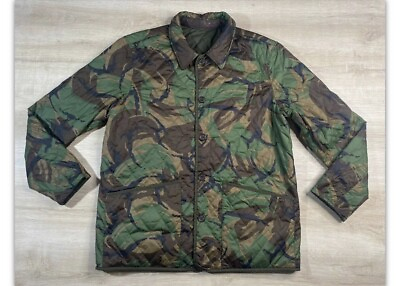 #ad NWOT Polo Ralph Lauren Mens Jacket Green L Reversible Quilted Camo Barn $247.49