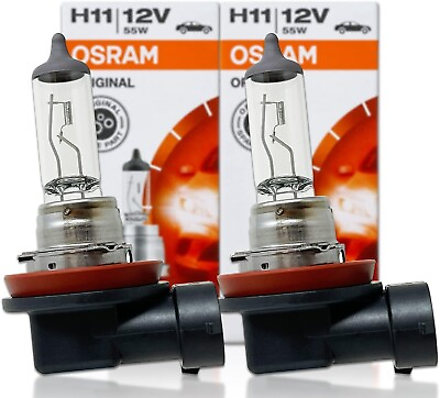 2PC H11 Halogen Light Bulb Osram Sylvania OEM 64211L 12V 55W $15.95