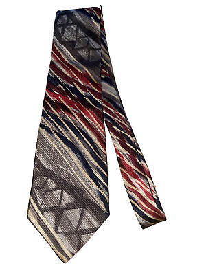 #ad Stefano Milano 100% Silk Tie Made in Italy $8.00