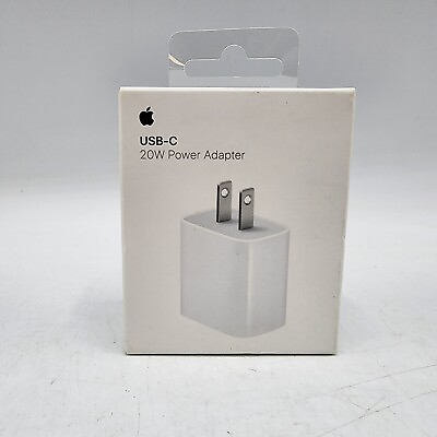 #ad Genuine Apple 20W USB C Power Adapter MHJA3AM A White Brand New $10.15