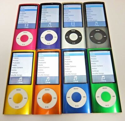 #ad Apple iPod Nano 4th 5th Generation （8GB 16GB ）Replaced New Battery All Colors $29.99