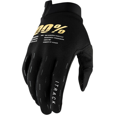 #ad 100% iTrack Gloves Black Large $25.06